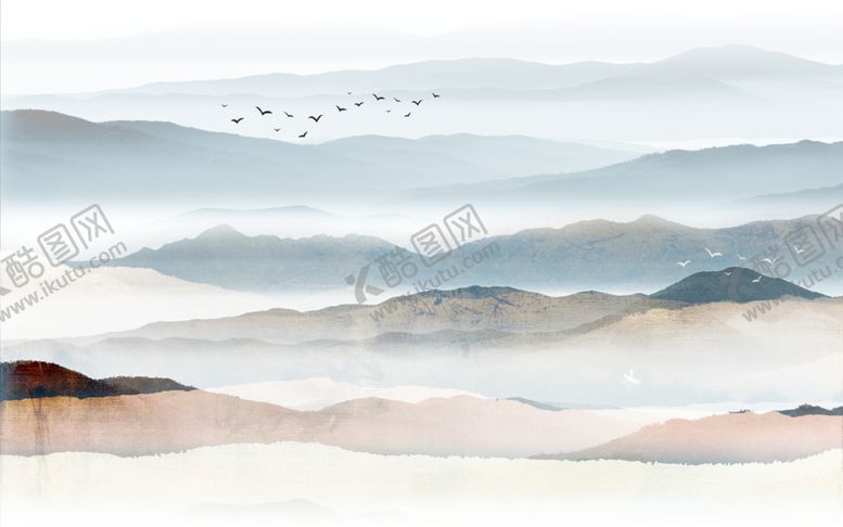 编号：13699810092208083505【酷图网】源文件下载-水墨山水