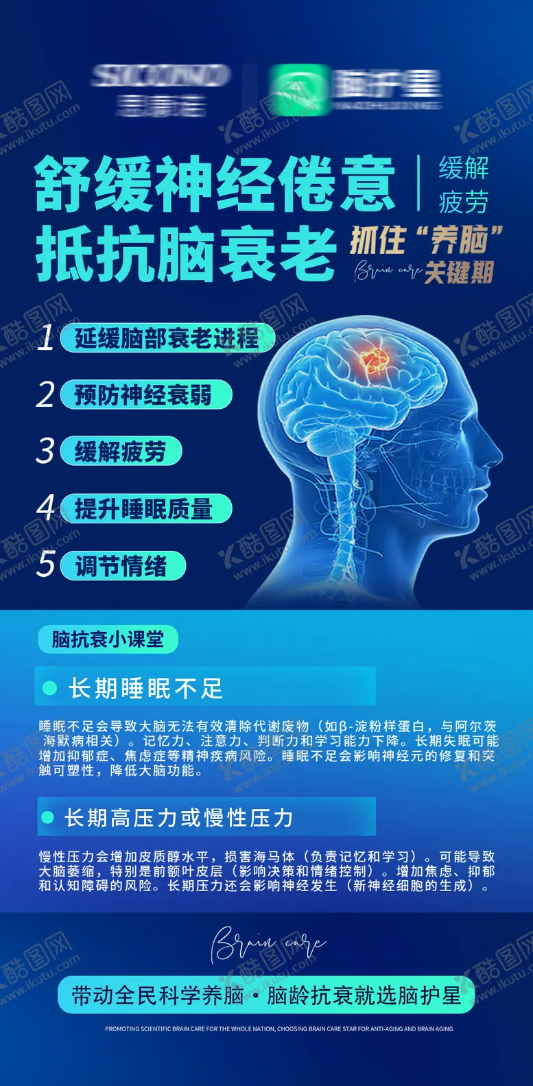 编号：38981104181727586326【酷图网】源文件下载-脑部脑抗衰脑健康海报