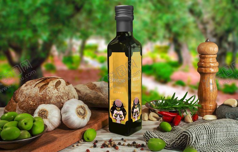 编号：14508910112254591571【酷图网】源文件下载-植物油样机