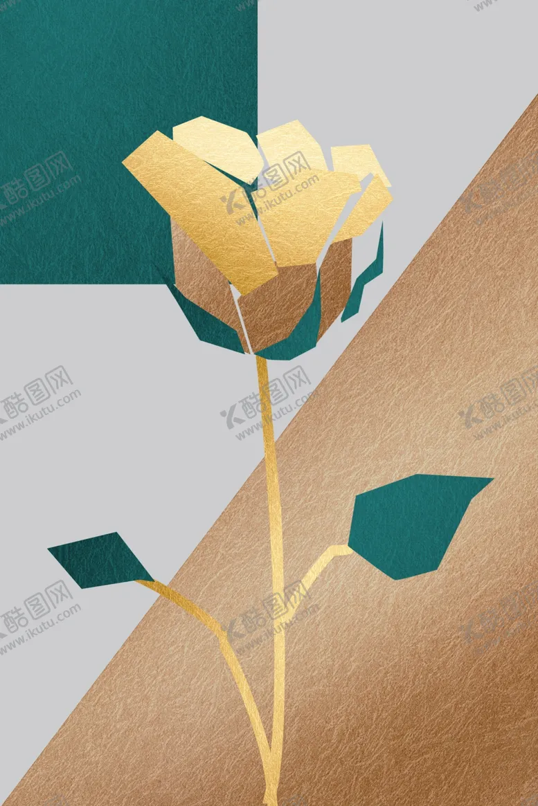 编号：28445306301718236900【酷图网】源文件下载-花卉北欧装饰画