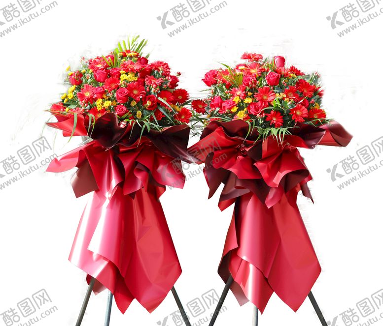 编号：64538709141532078371【酷图网】源文件下载-花篮红色花