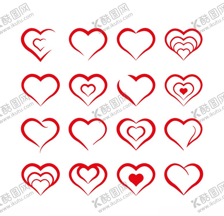 编号：34989307140550547838【酷图网】源文件下载-爱心背景