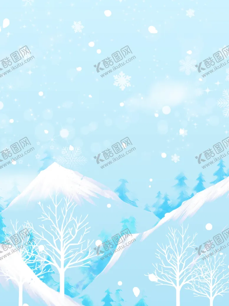 编号：11305203190241225542【酷图网】源文件下载-雪地漫画背景