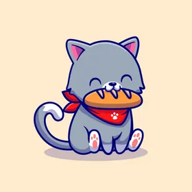 卡通猫可爱咪