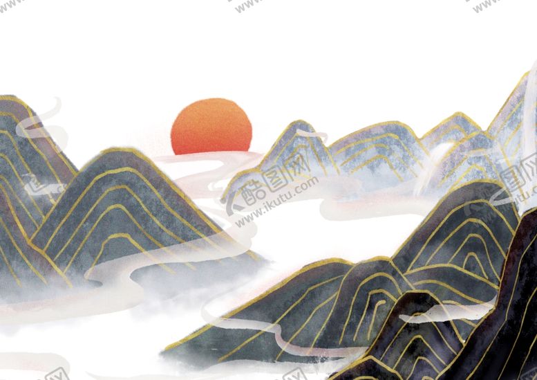 编号：55905409271438272063【酷图网】源文件下载-水墨山水