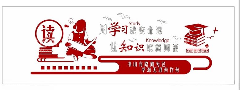 编号：44958412090544149719【酷图网】源文件下载-校园文化墙