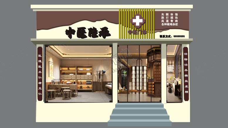 编号：49986902010421405165【酷图网】源文件下载-中医门头