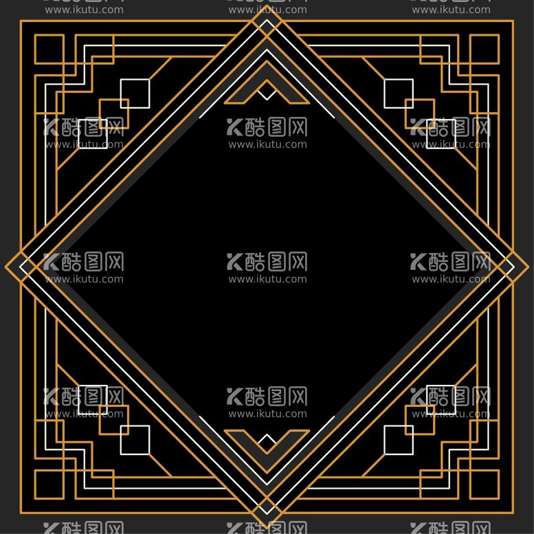 编号：18549009281818497942【酷图网】源文件下载-金色花纹黑色背景