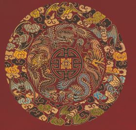 汉服素材官府民族风古代装古代花纹