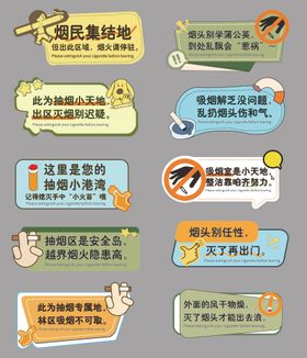 吸烟标识牌
