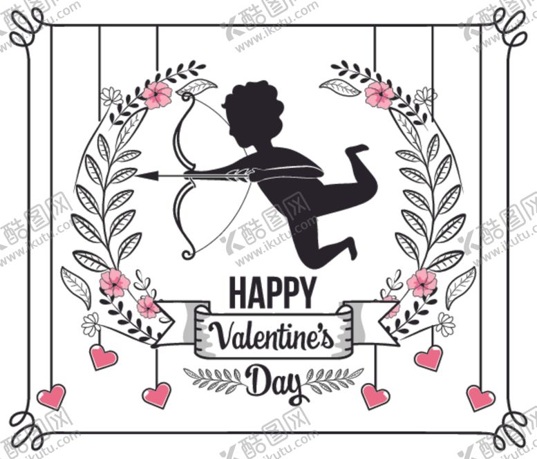 编号：44154810050507058737【酷图网】源文件下载-手绘情人节