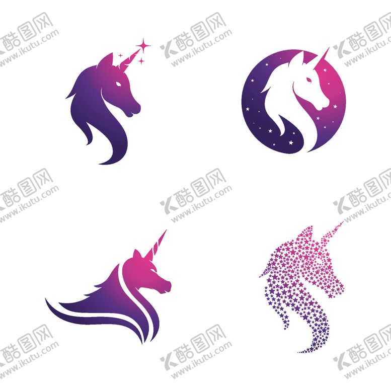 编号：88089301180950063434【酷图网】源文件下载-独角兽logo