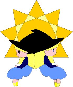 万圣节小魔女人物IP形象插画