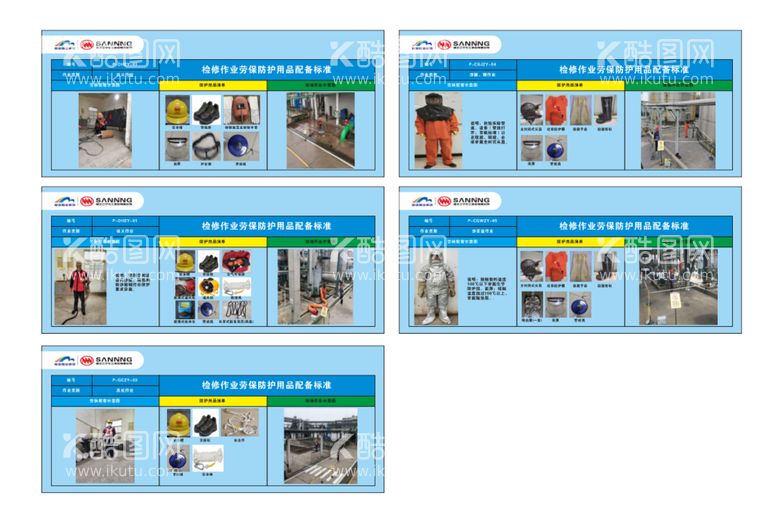 编号：43271211190825325644【酷图网】源文件下载-检修作业劳保防护用品配备标准