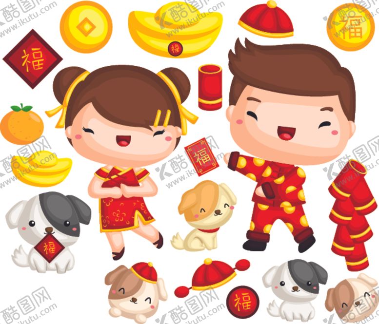 编号：76415710070632241792【酷图网】源文件下载-可爱儿童插画