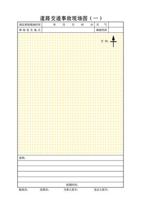 道路交通事故现场图