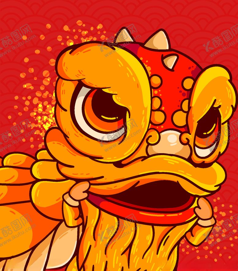 编号：37058711010218094779【酷图网】源文件下载-卡通舞狮