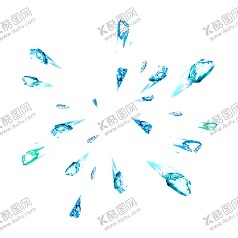 编号：90452304170712217634【酷图网】源文件下载-卡通冰块装饰元素