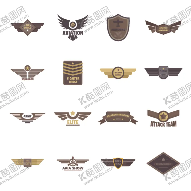 编号：23150406300423256936【酷图网】源文件下载-翅膀logo