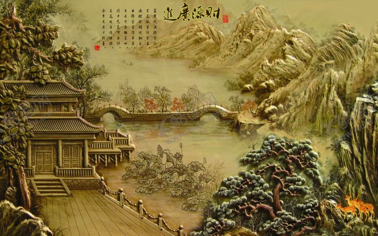 编号：30782710052223567857【酷图网】源文件下载-财源广进