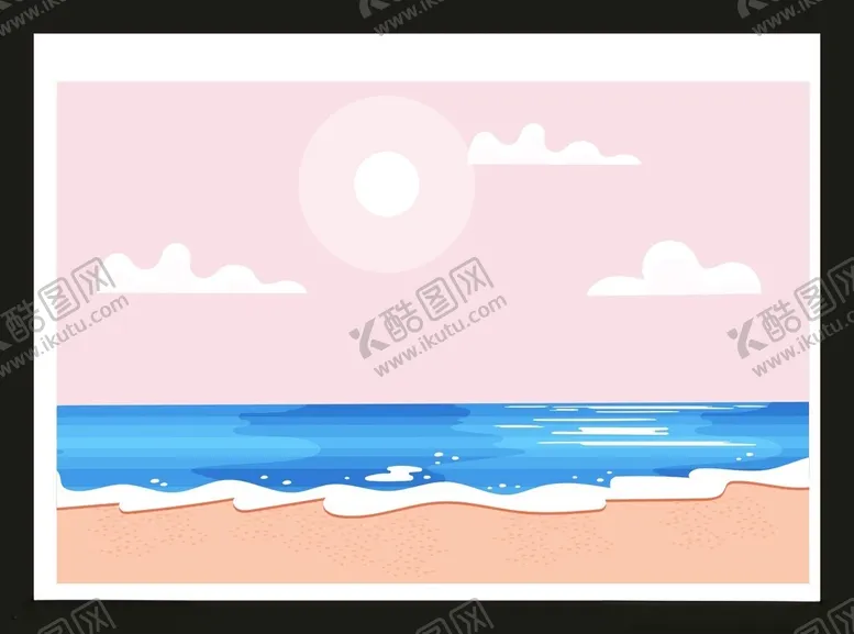 编号：21810502050435322966【酷图网】源文件下载-海边沙滩风景