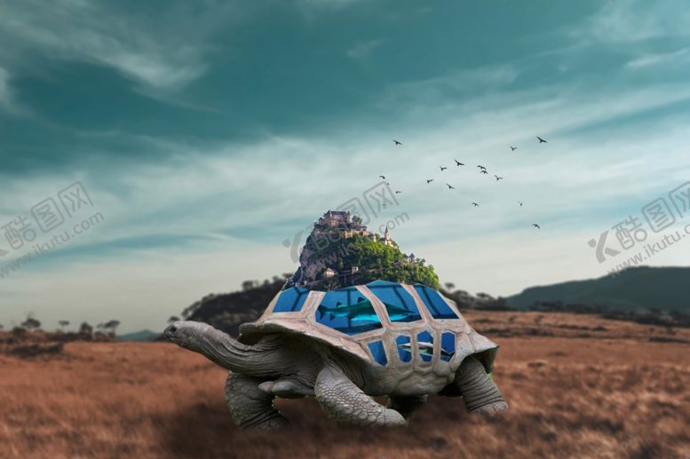 编号：56533809260021587363【酷图网】源文件下载-象龟城堡