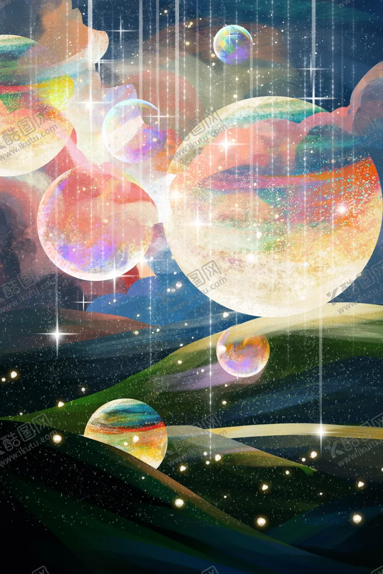 编号：85894402122250286400【酷图网】源文件下载-星空