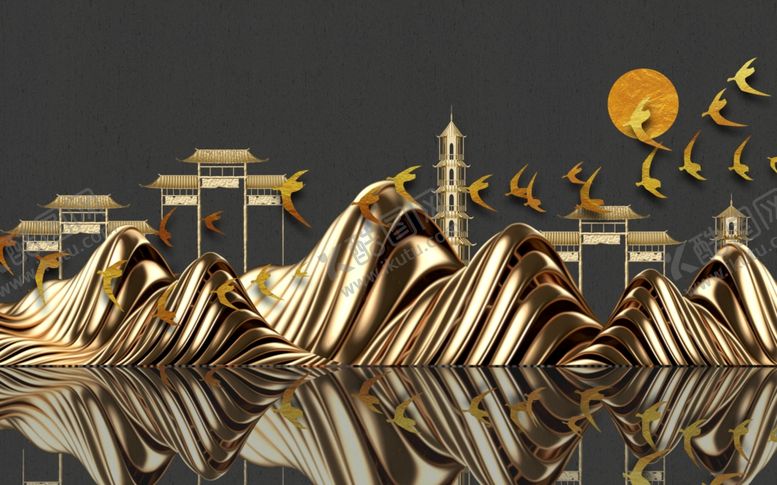 编号：55811509192117087830【酷图网】源文件下载-电视背景墙