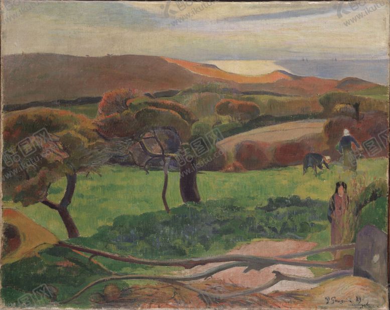 编号：41413710282029554661【酷图网】源文件下载-田园风景油画