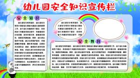 幼儿园安全知识宣传栏