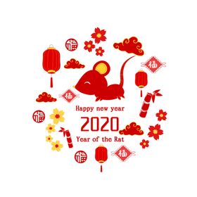 新年元素背景