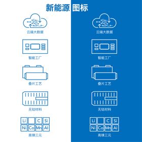 新能源工业网络图标   