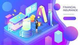 AI人工智能科技海报背景