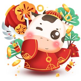 卡通牛