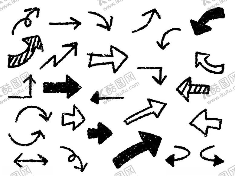 编号：67665711201447138687【酷图网】源文件下载-多样箭头设计素材
