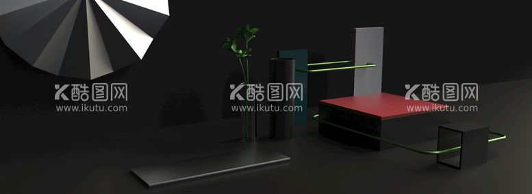 编号：94816009140625006709【酷图网】源文件下载-C4D背景设计产品场景