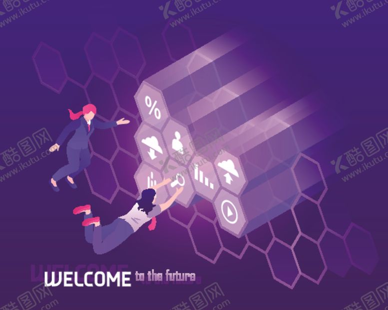 编号：34410410021157116513【酷图网】源文件下载-扁平化工作场景与人物