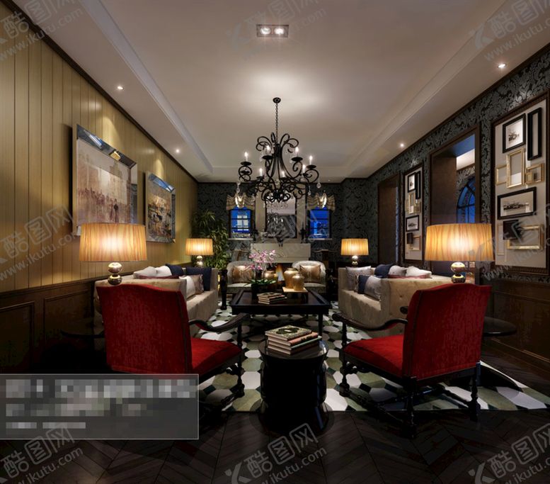 编号：38151210301918598324【酷图网】源文件下载-客厅效果图