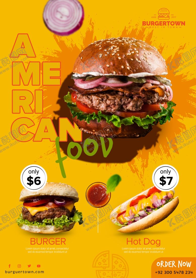 编号：51906609221626261649【酷图网】源文件下载-汉堡海报