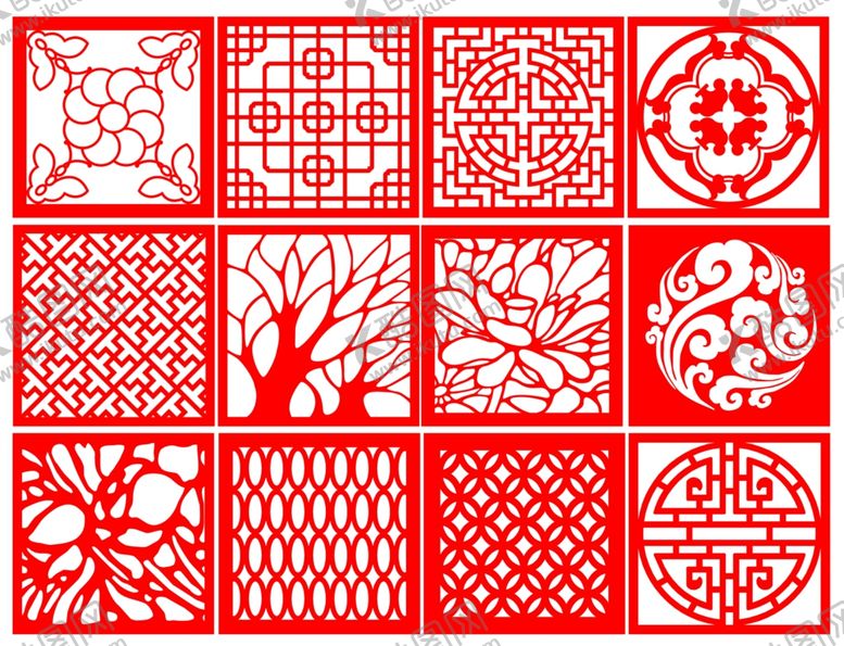 编号：12195410111425158490【酷图网】源文件下载-雕刻花纹镂空花纹