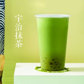 清新奶茶宇治抹茶海报