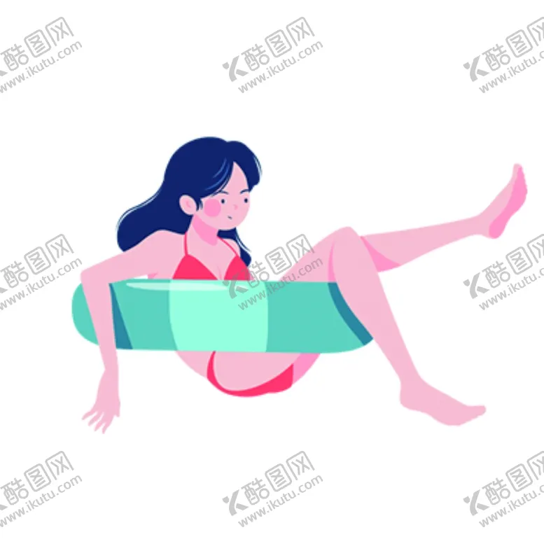 编号：70634806232300185845【酷图网】源文件下载-游泳女孩