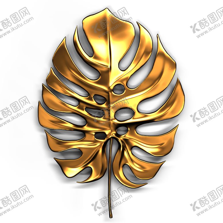 编号：78356209240648105280【酷图网】源文件下载-高清奢华黄金金色植物叶子 