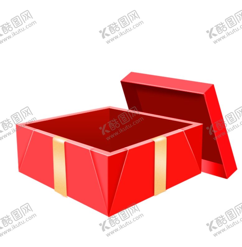 编号：11166804111357103542【酷图网】源文件下载-红色礼盒图片