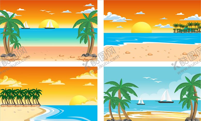 编号：69056609150504124805【酷图网】源文件下载-沙滩