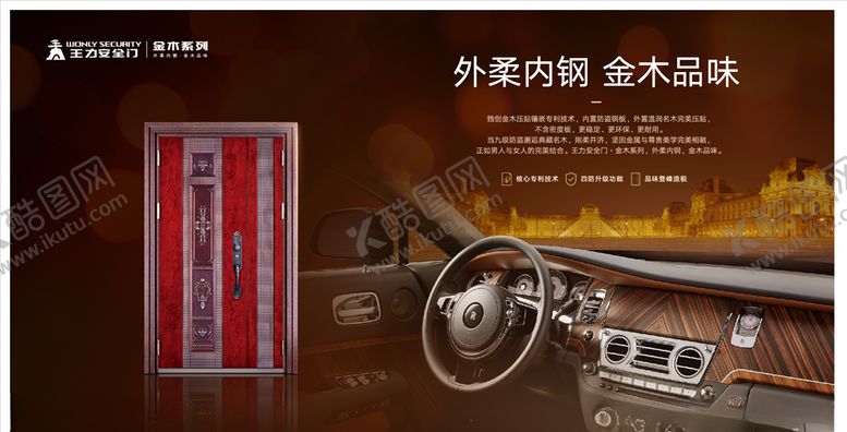 编号：57555910020707185733【酷图网】源文件下载-王力安全门金木系列