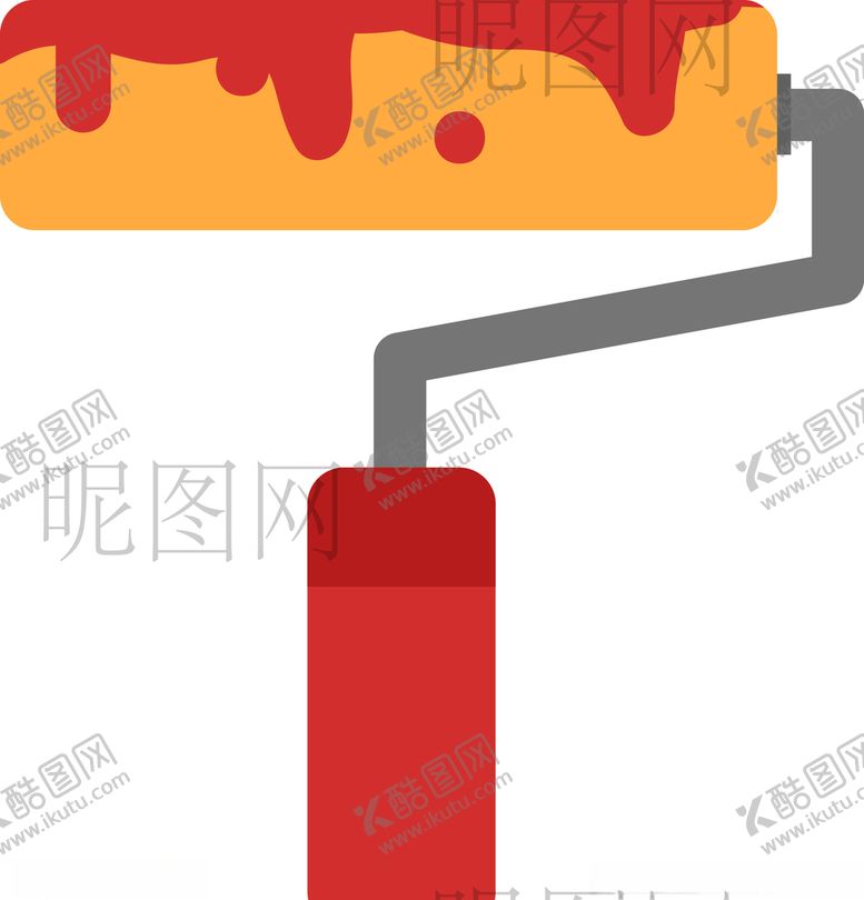 编号：35150310030718106920【酷图网】源文件下载-油漆磙子UI标识标志