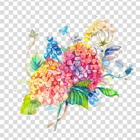 花矢量红色朵小