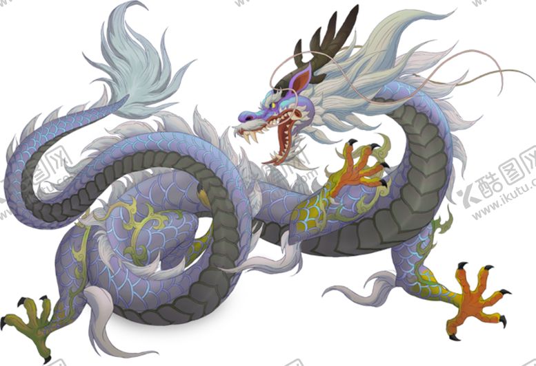 编号：92336809101420134304【酷图网】源文件下载-中国风金色龙元素