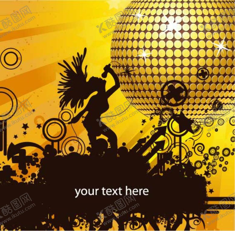 编号：90204910021241332906【酷图网】源文件下载-麦霸唱歌女歌手复古背景素材